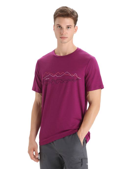 Icebreaker Heren merino tech lite ii T-shirt met korte mouwenga bes XXNJ31 kleding