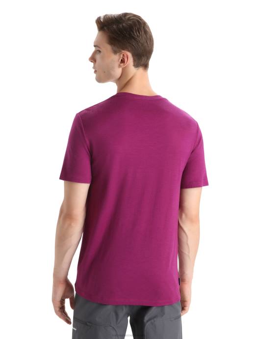 Icebreaker Heren merino tech lite ii T-shirt met korte mouwenga bes XXNJ31 kleding