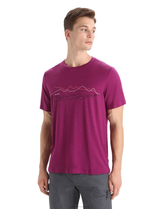 Icebreaker Heren merino tech lite ii T-shirt met korte mouwenga bes XXNJ31 kleding