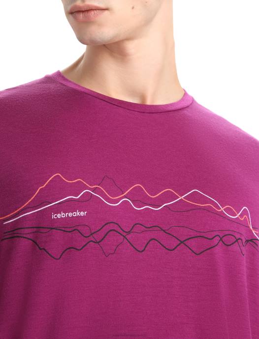 Icebreaker Heren merino tech lite ii T-shirt met korte mouwenga bes XXNJ31 kleding