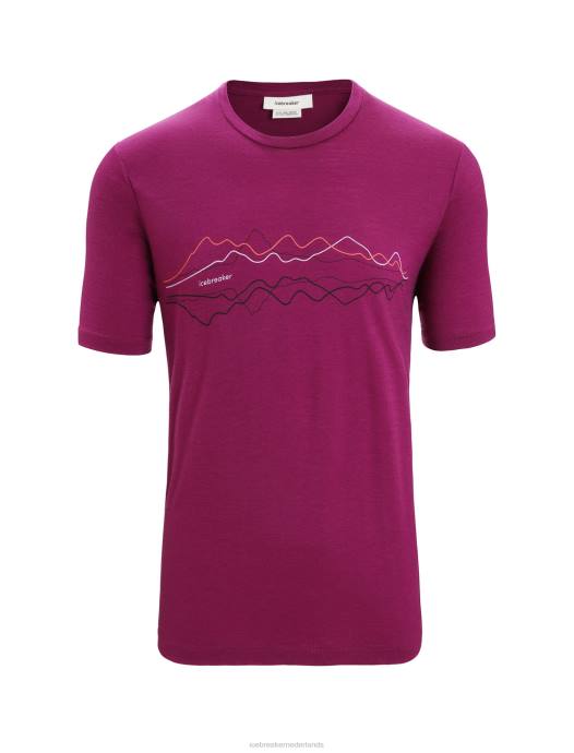 Icebreaker Heren merino tech lite ii T-shirt met korte mouwenga bes XXNJ31 kleding