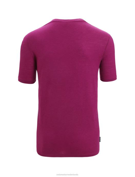 Icebreaker Heren merino tech lite ii T-shirt met korte mouwenga bes XXNJ31 kleding