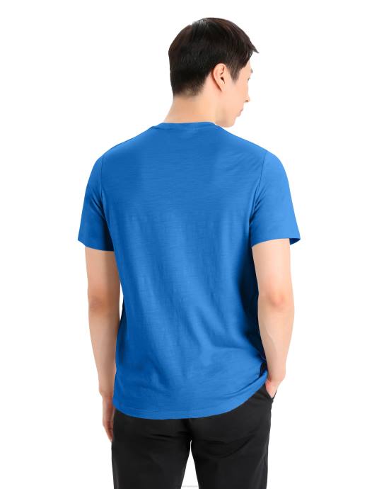 Icebreaker Heren merino tech lite ii T-shirt met korte mouwenlazuriet XXNJ26 kleding