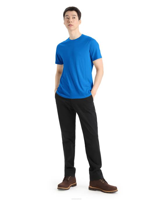 Icebreaker Heren merino tech lite ii T-shirt met korte mouwenlazuriet XXNJ26 kleding