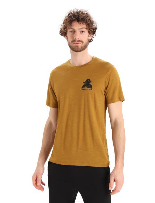 Icebreaker Heren merino tech lite ii t-shirt met korte mouwen alp ascensionkruidnagel XXNJ376 kleding