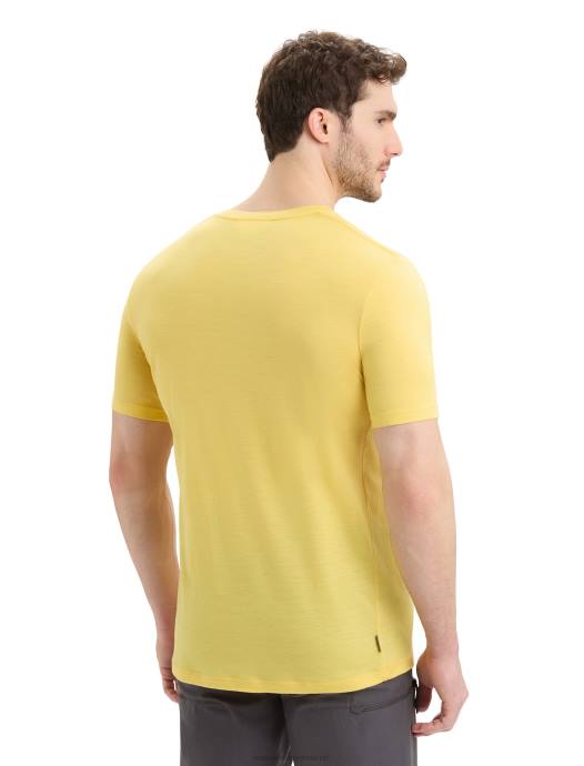 Icebreaker Heren merino tech lite ii t-shirt met korte mouwen naturelzomer XXNJ93 kleding