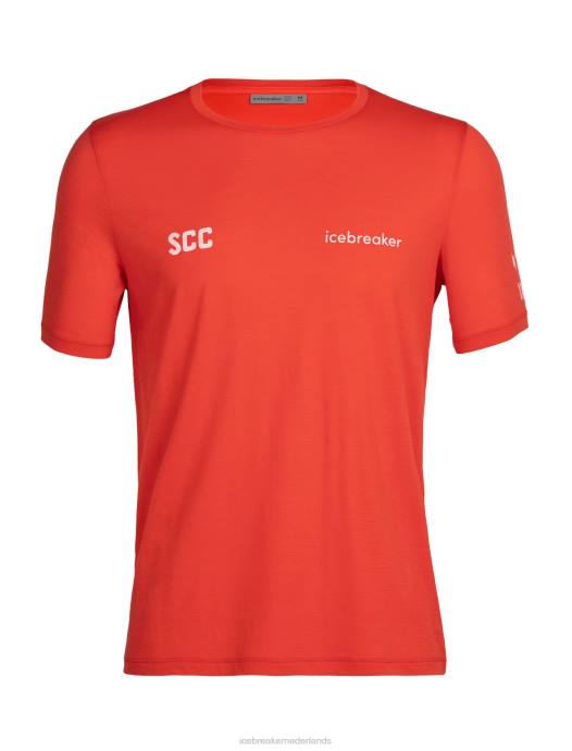 Icebreaker Heren merino tech lite ii t-shirt met korte mouwen van sheeperds cycle clublava XXNJ480 kleding