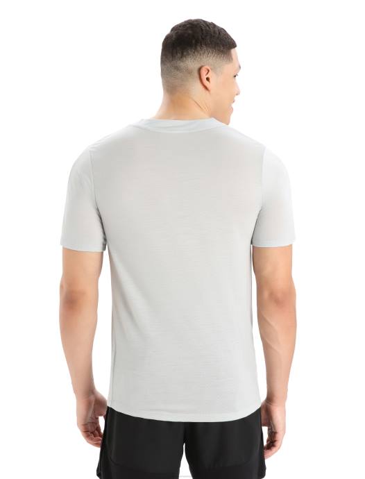 Icebreaker Heren zoneknit merino t-shirt met korte mouwenether XXNJ400 kleding