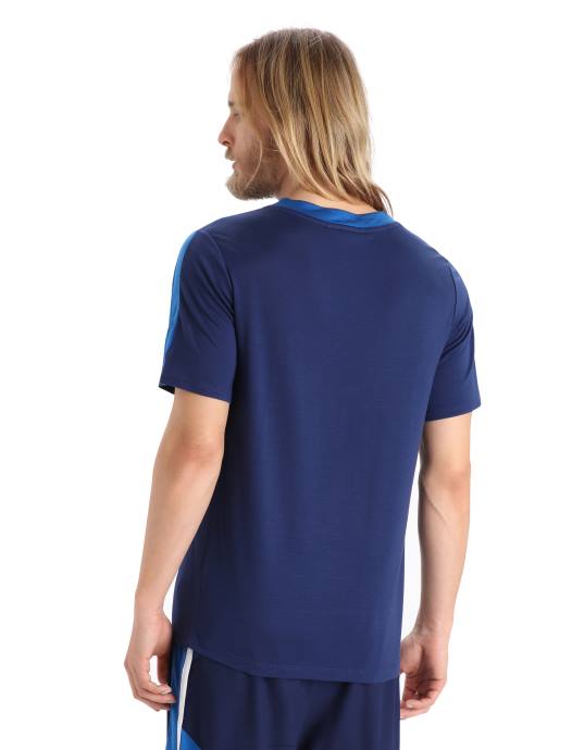 Icebreaker Heren zoneknit merino t-shirt met korte mouwenlazuriet/koninklijke marine XXNJ401 kleding