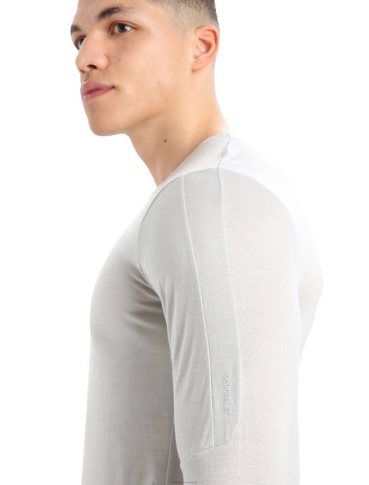 Icebreaker Heren zoneknit merino t-shirt met lange mouwenether XXNJ438 kleding