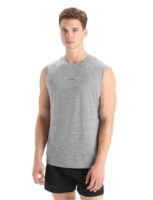 Icebreaker Heren zoneknit merino tanktopmetro heide XXNJ13 kleding