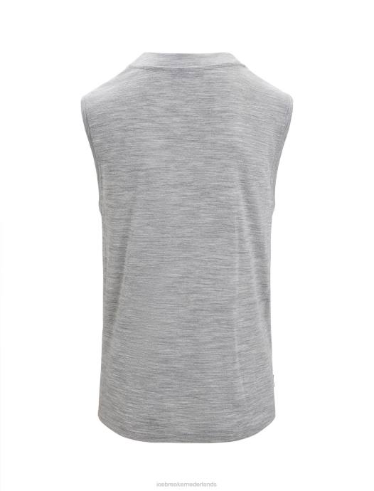 Icebreaker Heren zoneknit merino tanktopmetro heide XXNJ13 kleding