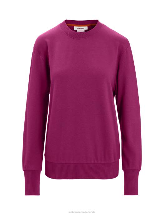 Icebreaker vrouwen merino central ii sweatshirt met lange mouwenga bes XXNJ705 kleding