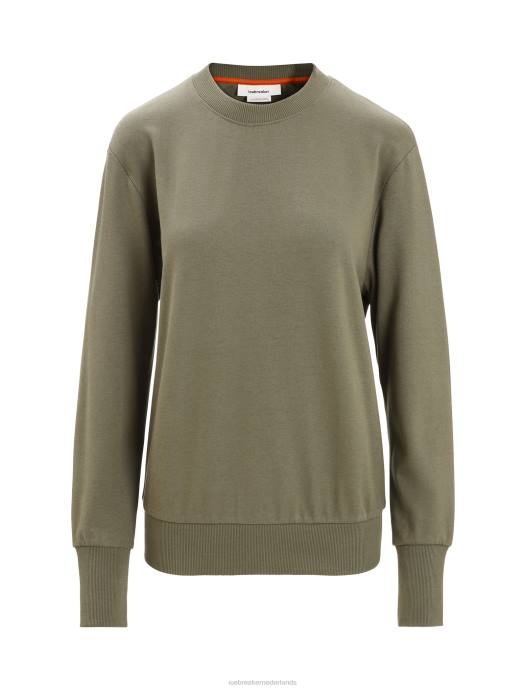 Icebreaker vrouwen merino central ii sweatshirt met lange mouwenladen XXNJ706 kleding