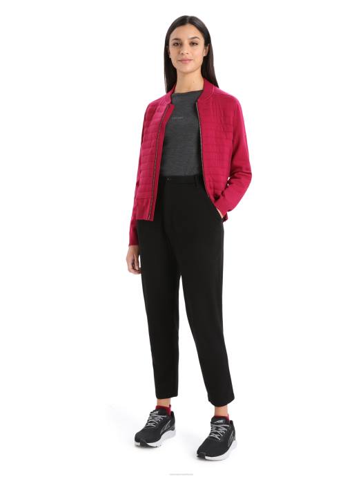 Icebreaker vrouwen city ​​label zoneknit merino geïsoleerde gebreide bomberkers XXNJ879 kleding