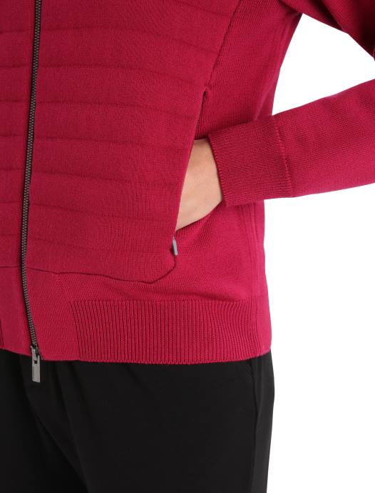 Icebreaker vrouwen city ​​label zoneknit merino geïsoleerde gebreide bomberkers XXNJ879 kleding