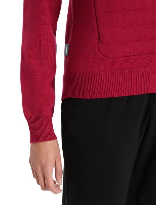 Icebreaker vrouwen city ​​label zoneknit merino geïsoleerde gebreide bomberkers XXNJ879 kleding