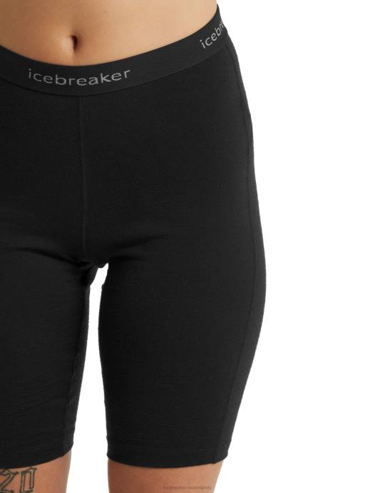 Icebreaker vrouwen Merino 200 oasis thermische shortzwart XXNJ570 kleding