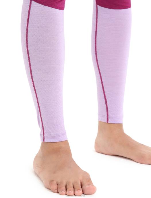 Icebreaker vrouwen 125 zoneknit merino thermische leggingga voor bes/paarse blik XXNJ593 kleding