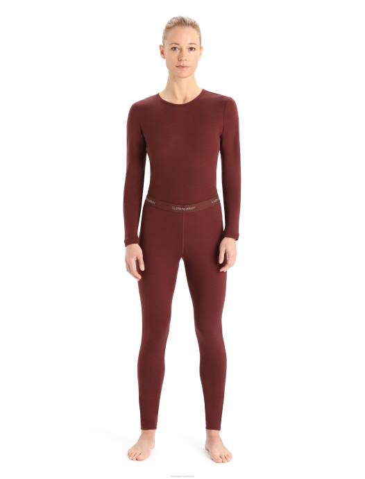 Icebreaker vrouwen Merino 200 oasis thermische leggingespresso XXNJ910 kleding