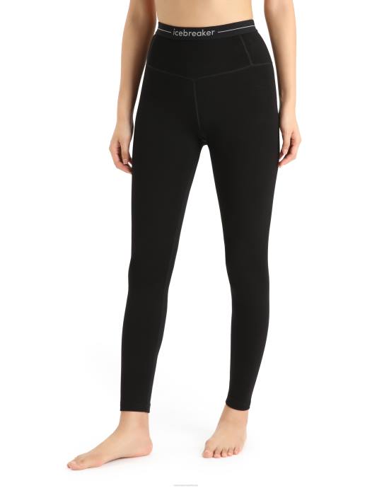 Icebreaker vrouwen Merino 260 tech thermische legging met hoge taillezwart XXNJ577 kleding