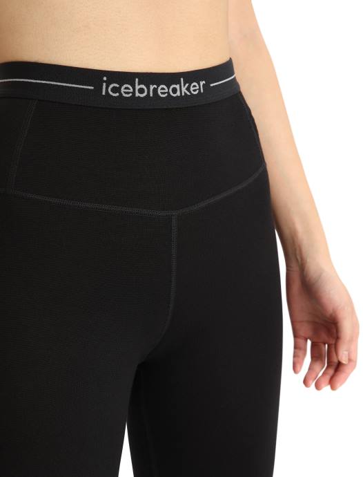 Icebreaker vrouwen Merino 260 tech thermische legging met hoge taillezwart XXNJ577 kleding