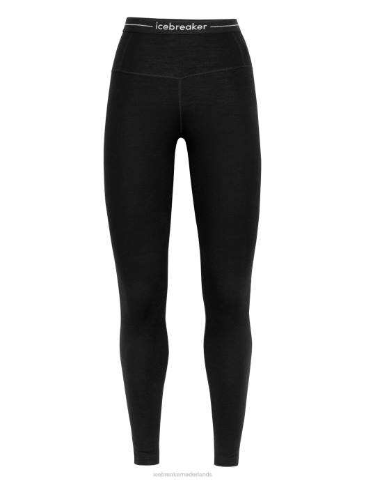 Icebreaker vrouwen Merino 260 tech thermische legging met hoge taillezwart XXNJ577 kleding