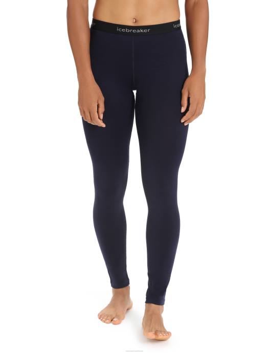 Icebreaker vrouwen Merino 260 tech thermische leggingmiddernacht marine XXNJ563 kleding