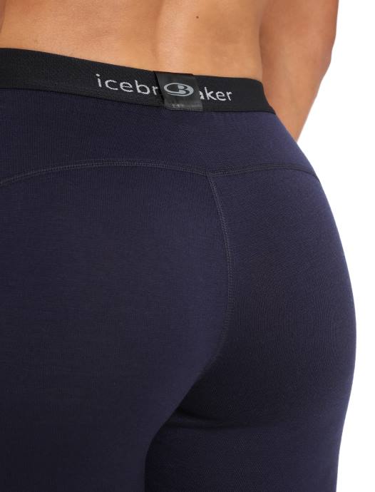 Icebreaker vrouwen Merino 260 tech thermische leggingmiddernacht marine XXNJ563 kleding