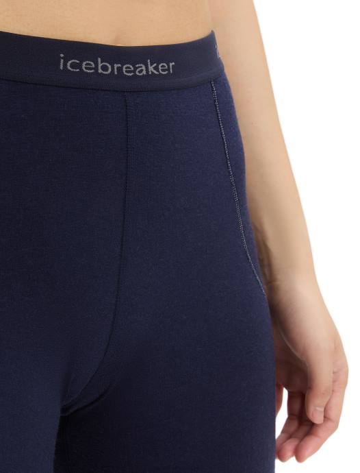 Icebreaker vrouwen bodyfitzone merino 260 zone thermische leggingmiddernacht marine/koninklijke marine XXNJ864 kleding