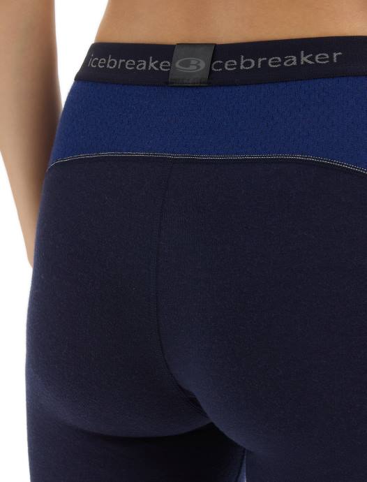 Icebreaker vrouwen bodyfitzone merino 260 zone thermische leggingmiddernacht marine/koninklijke marine XXNJ864 kleding