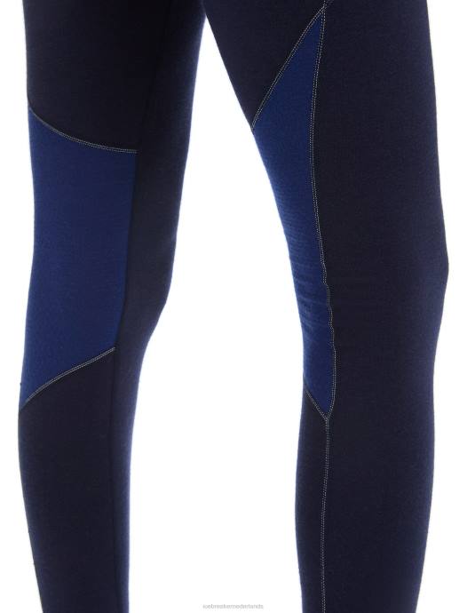 Icebreaker vrouwen bodyfitzone merino 260 zone thermische leggingmiddernacht marine/koninklijke marine XXNJ864 kleding