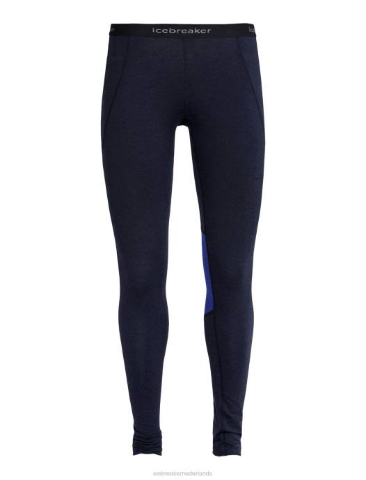 Icebreaker vrouwen bodyfitzone merino 260 zone thermische leggingmiddernacht marine/koninklijke marine XXNJ864 kleding