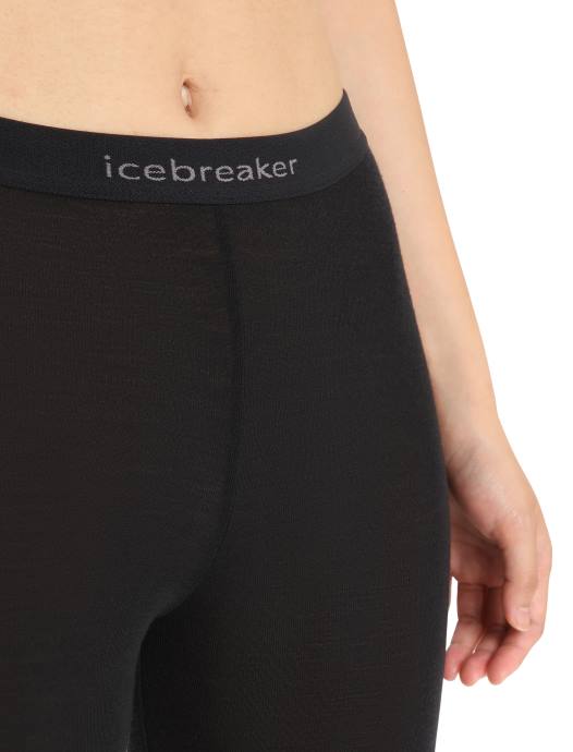 Icebreaker vrouwen merino 175 alledaagse thermische leggingzwart XXNJ576 kleding