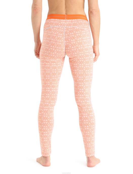 Icebreaker vrouwen merino 250 vertex thermische legging alpine geosneeuw/flits XXNJ868 kleding