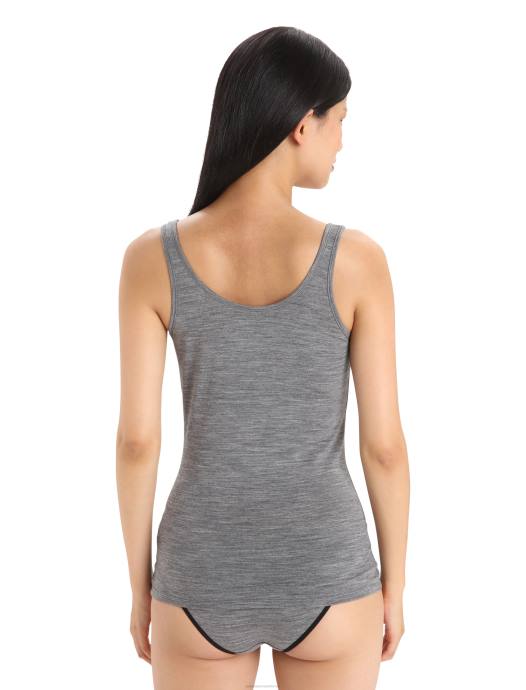 Icebreaker vrouwen Merino sirene tanktopgritsteen heide XXNJ529 kleding