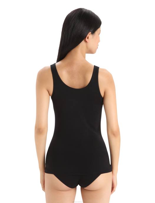 Icebreaker vrouwen Merino sirene tanktopzwart XXNJ528 kleding