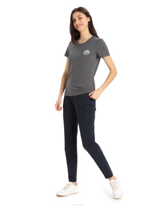 Icebreaker vrouwen merino centraal klassiek t-shirt met korte mouwen move to natural mountainmoesson XXNJ832 kleding