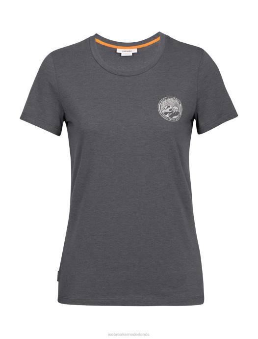 Icebreaker vrouwen merino centraal klassiek t-shirt met korte mouwen move to natural mountainmoesson XXNJ832 kleding