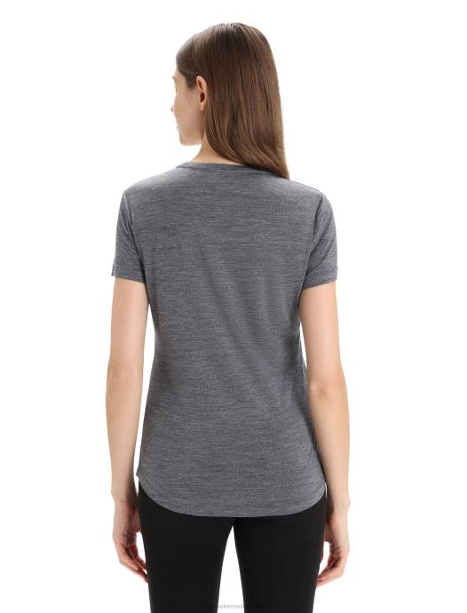 Icebreaker vrouwen merino sphere ii T-shirt met korte mouwen hittmiddernacht marine heide XXNJ673 kleding