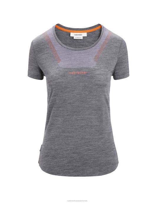 Icebreaker vrouwen merino sphere ii T-shirt met korte mouwen hittmiddernacht marine heide XXNJ673 kleding