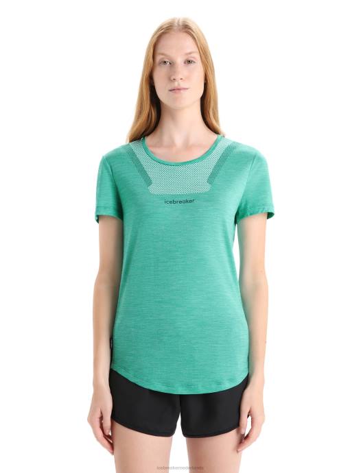 Icebreaker vrouwen merino sphere ii T-shirt met korte mouwen hittverse heide XXNJ672 kleding