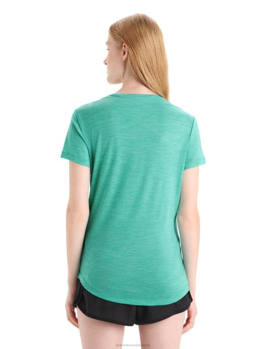 Icebreaker vrouwen merino sphere ii T-shirt met korte mouwen hittverse heide XXNJ672 kleding