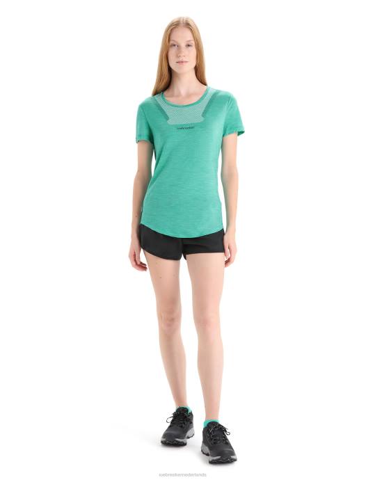 Icebreaker vrouwen merino sphere ii T-shirt met korte mouwen hittverse heide XXNJ672 kleding