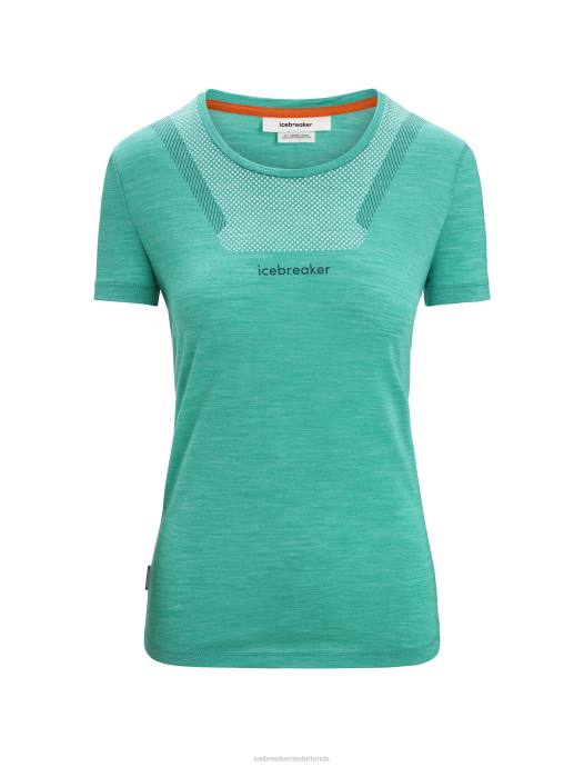 Icebreaker vrouwen merino sphere ii T-shirt met korte mouwen hittverse heide XXNJ672 kleding