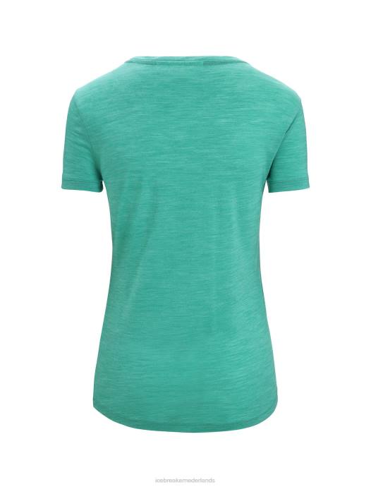 Icebreaker vrouwen merino sphere ii T-shirt met korte mouwen hittverse heide XXNJ672 kleding