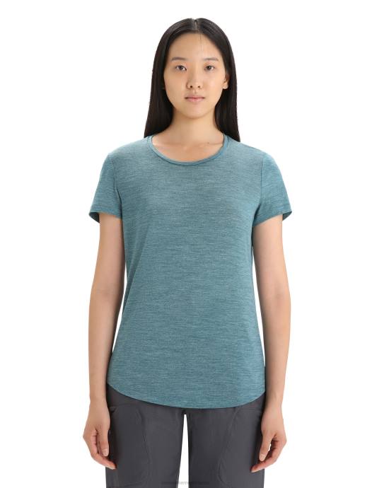 Icebreaker vrouwen merino sphere ii T-shirt met korte mouwengroene glorie heide XXNJ609 kleding