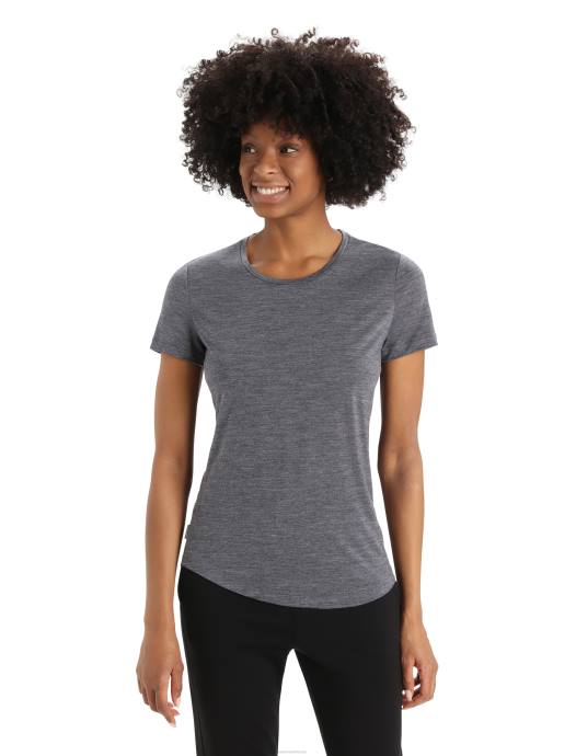 Icebreaker vrouwen merino sphere ii T-shirt met korte mouwenmiddernacht heide XXNJ607 kleding