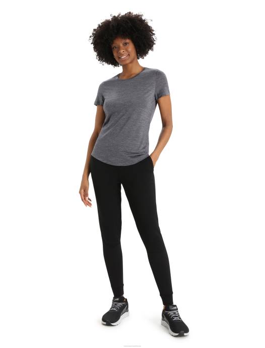 Icebreaker vrouwen merino sphere ii T-shirt met korte mouwenmiddernacht heide XXNJ607 kleding