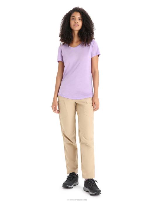 Icebreaker vrouwen merino sphere ii T-shirt met korte mouwenpaarse blik XXNJ610 kleding